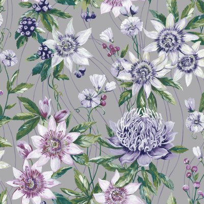 Dutch  Amazonia - Passiflora Silver 91323