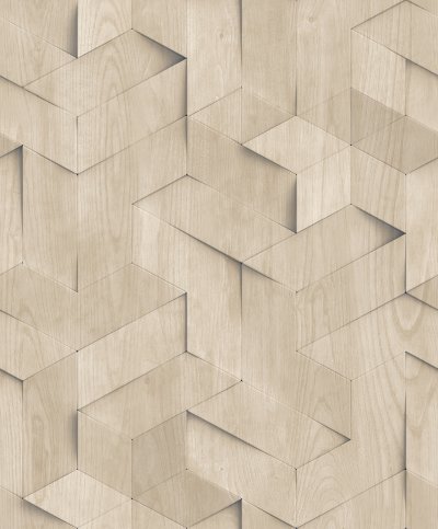 Dutch Brut- Hout 3D Beige M744-07