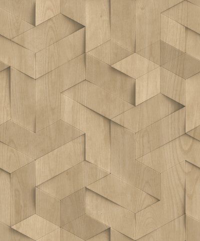 Dutch Brut- Hout 3D Beige M744-17